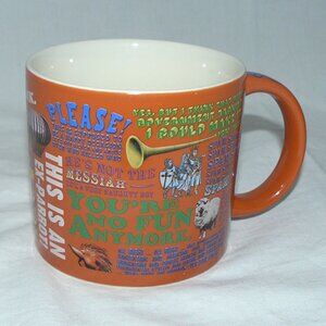 Monty Python Quotes Coffee Mug 2020 The Unemployed Philosophers Guild, EUC